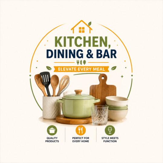 Kitchen, Dining & Bar