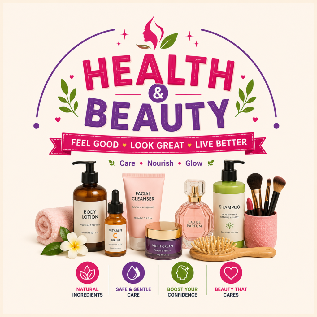 Discover premium Health & Beauty products at BestDealReviews, your trusted Dubai-based online shopping destination. Browse a wide selection of skincare, makeup, hair care, fragrances, personal care, wellness products, vitamins, supplements, and beauty accessories from trusted brands. Whether you're enhancing your daily beauty routine or supporting your health and wellness, we offer quality products at competitive prices. Enjoy secure shopping, fast UAE delivery, and exceptional customer service while exploring the latest health and beauty trends.