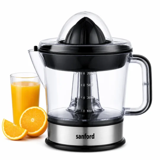 Sanford Adjustable Pulp Citrus Juicer electric juicer for fresh orange, lemon, lime, and grapefruit juice in Dubai UAE